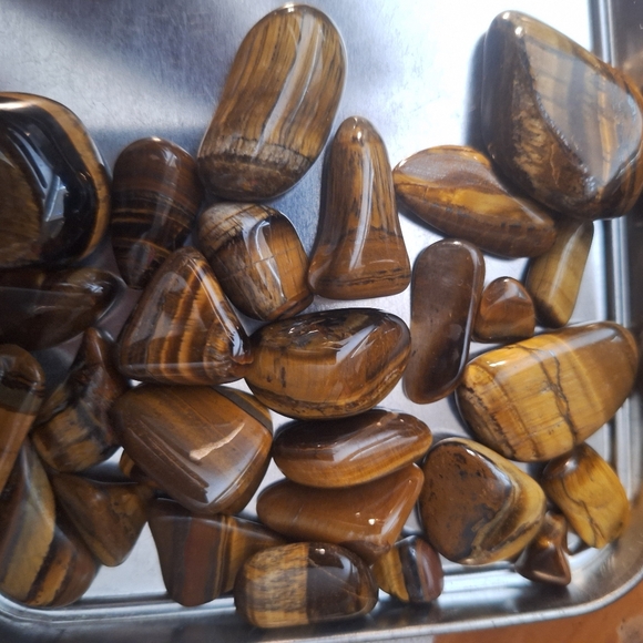 6 Polished assorted Rocks or Stones * Tarot Or Oracle card Included. - Picture 10 of 16